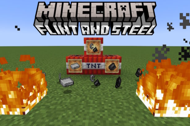 "Unlocking Fire: Mastering Flint and Steel in Minecraft!"