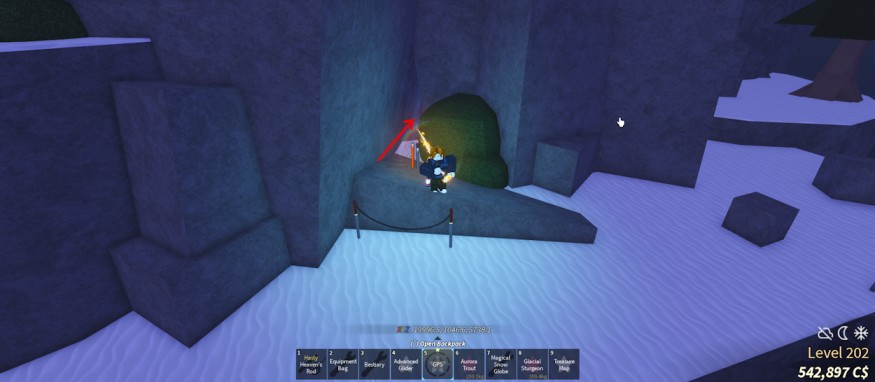 Glacial Grotto Location