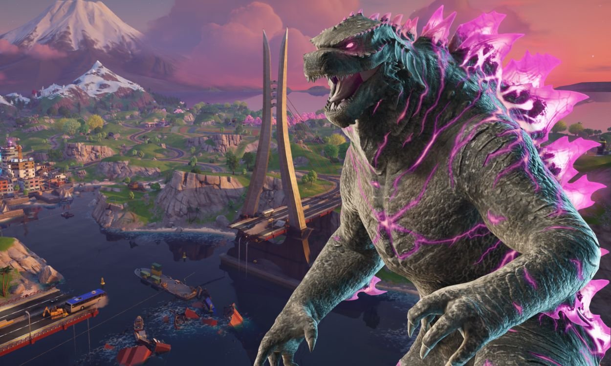 Epic Adventure: Discovering Godzilla’s Footprints in Fortnite!