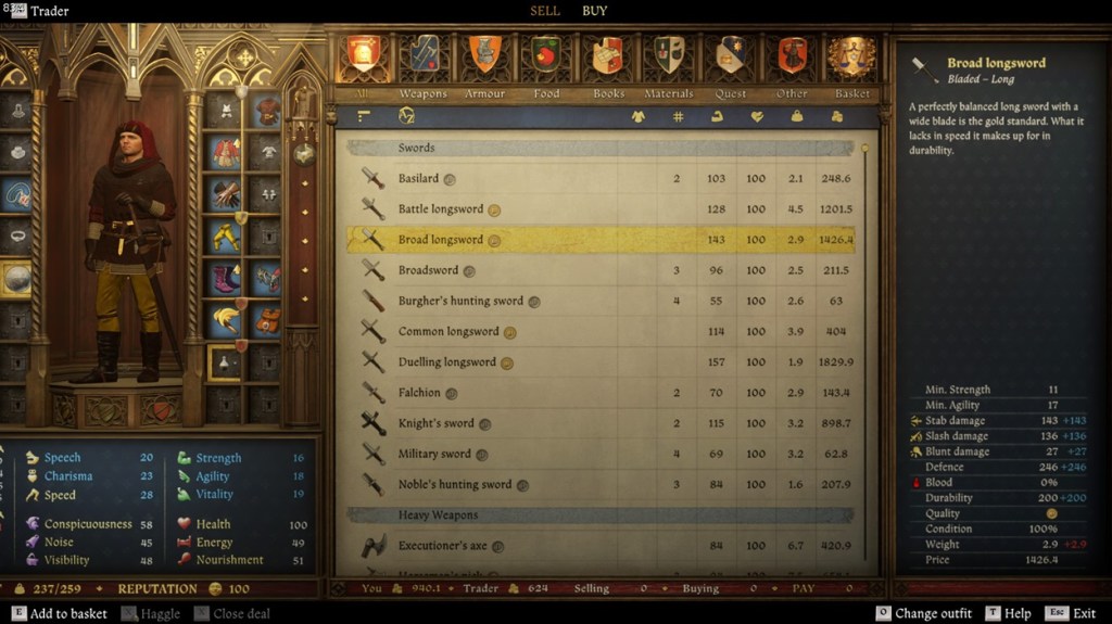 Broad Longsword