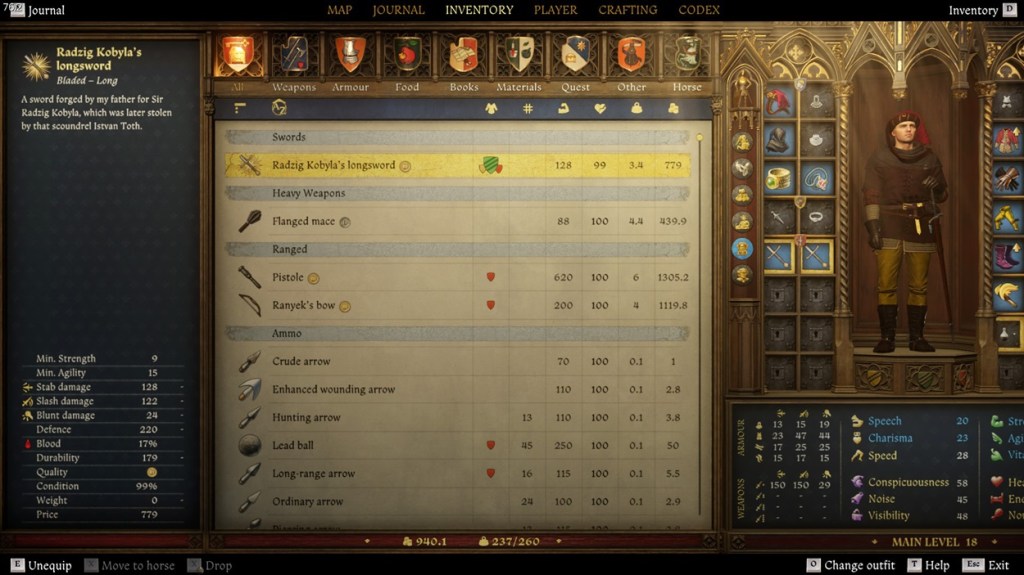 Radzig Kobyla’s Longsword