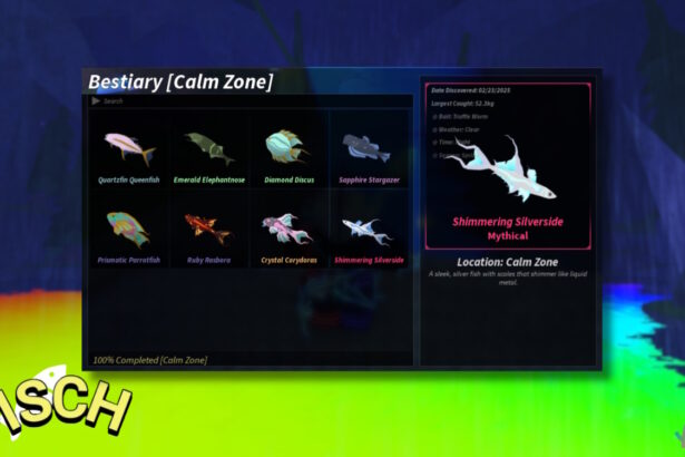 Level Up Your Game: Mastering the Calm Zone Bestiary in Fisch!