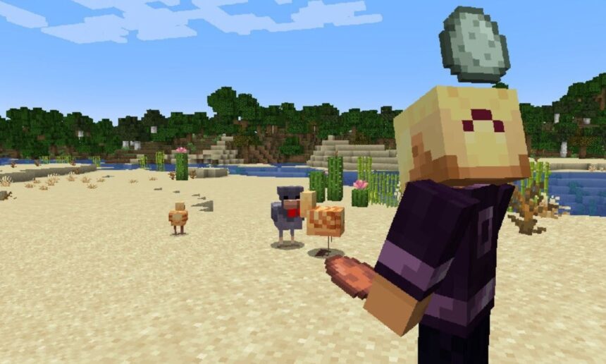 What’s New in Minecraft: Cool Chicken Styles, Dry Grass, and a Sneaky Cactus Flower!