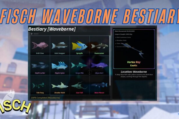 Mastering the Waveborne Bestiary in Fisch: A Student’s Guide to Success!