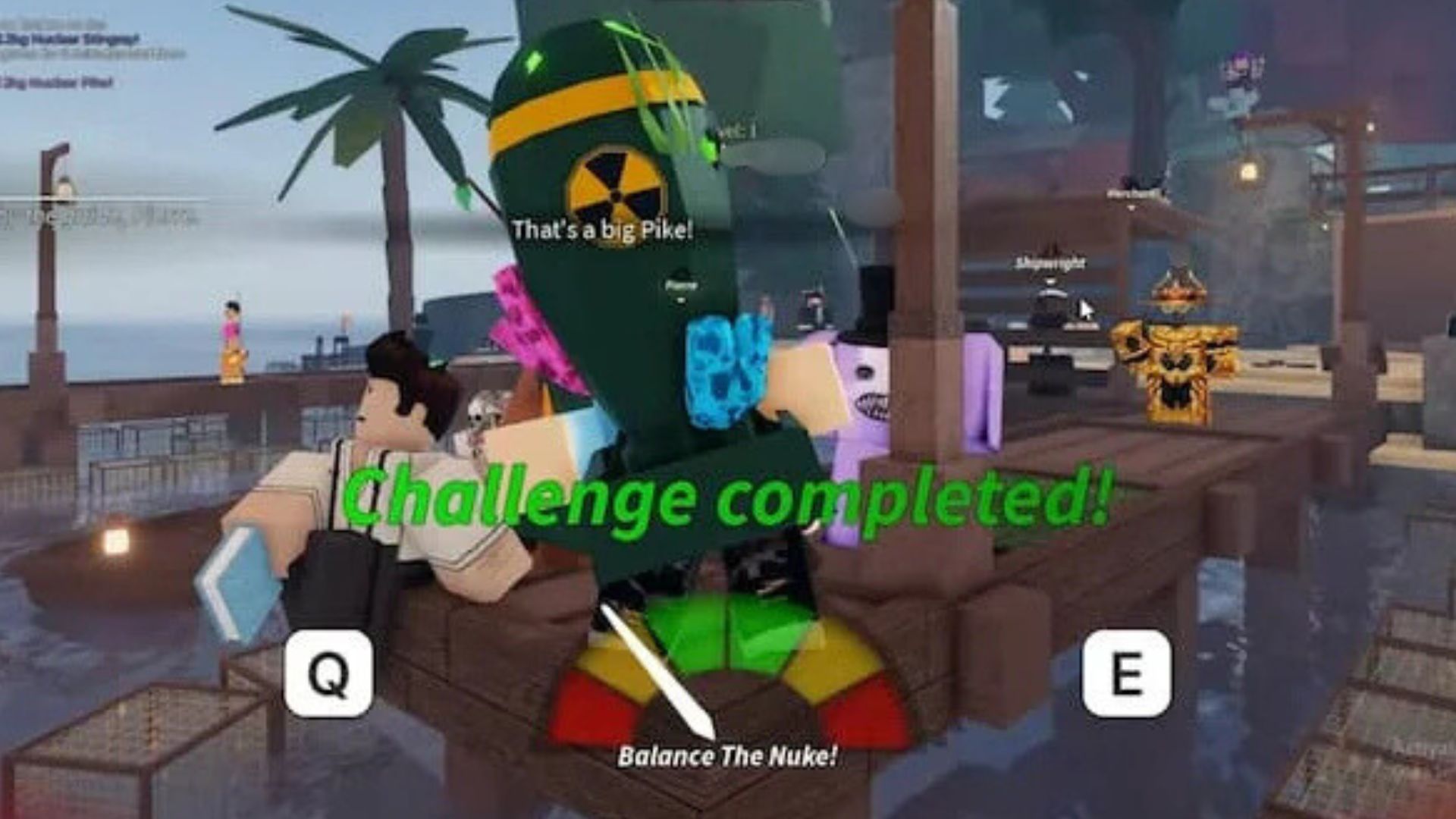 Nuke Fisch mini-game