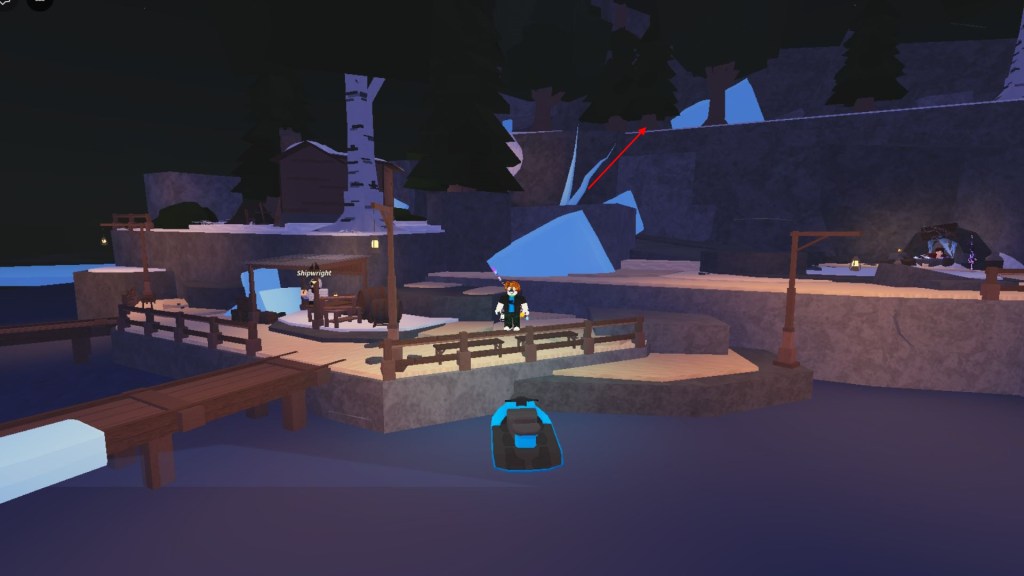 Snowcap Island in Fisch