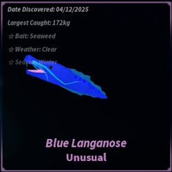 Blue Langanose