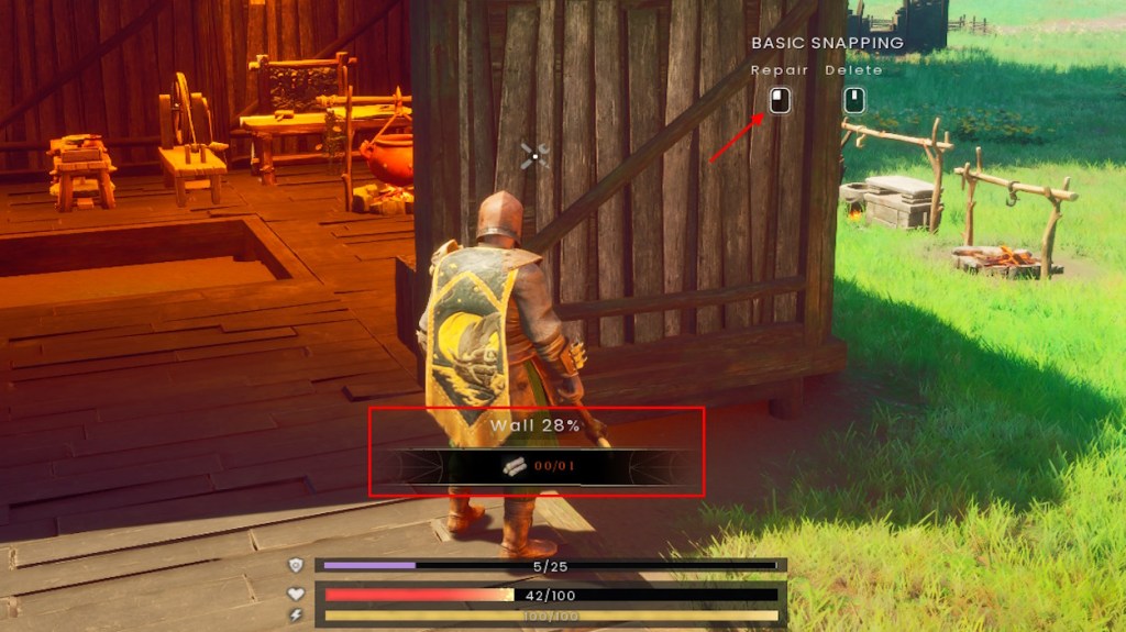 Repairing in RuneScape Dragonwilds