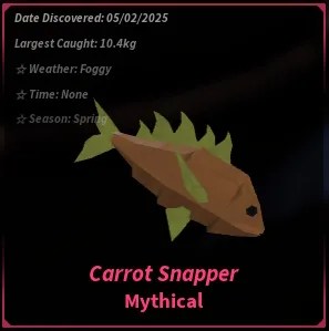 Carrot Snapper