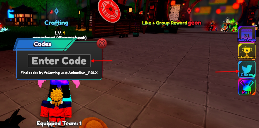 Redeem Anime Run Kingdom Codes