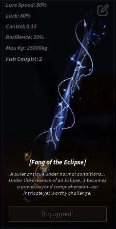 Fang of the Eclipse Rod Stats