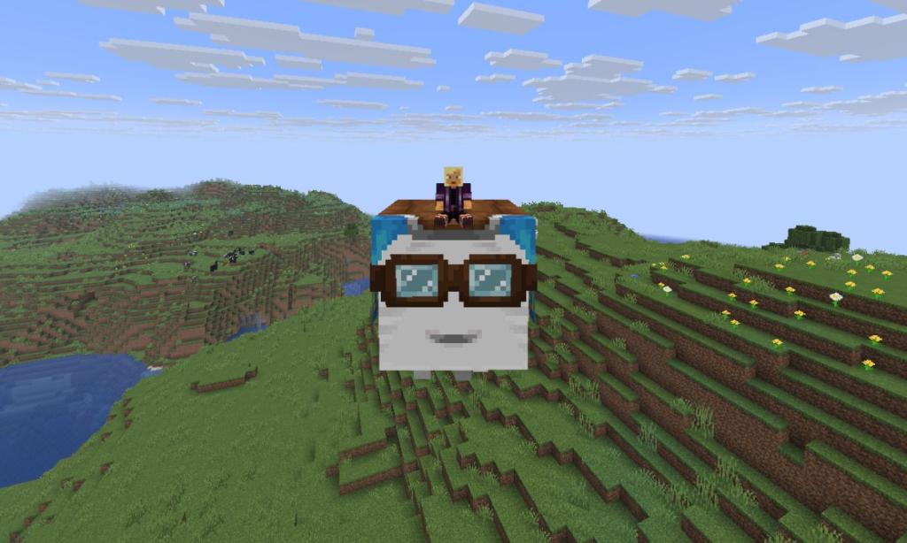 Riding Happy Ghasts
