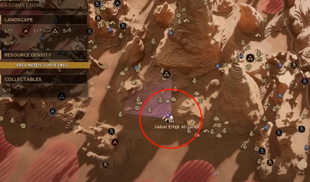 Jabal Eifrit Base Location
