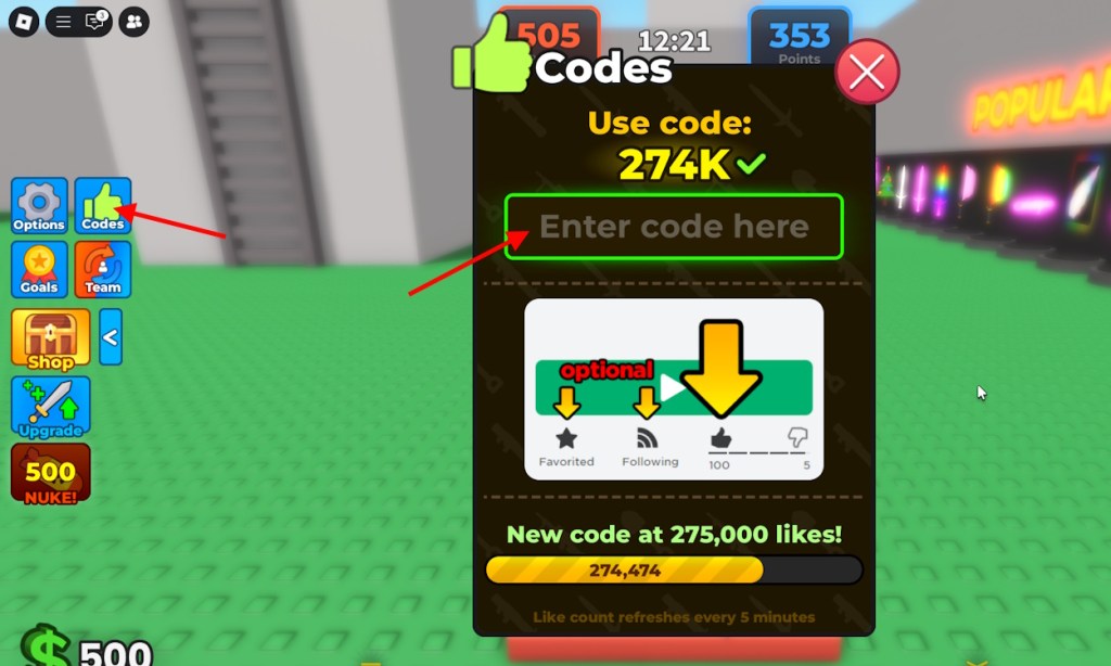 How to Redeem Codes